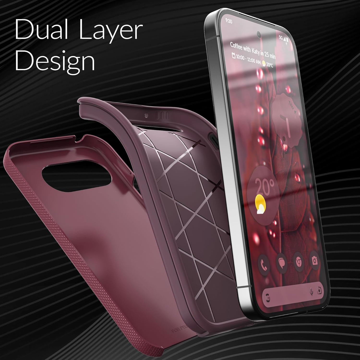 Pixel 9a Case Dual Guard Forest Green Pixel 9a Case Dual Guard Forest Green