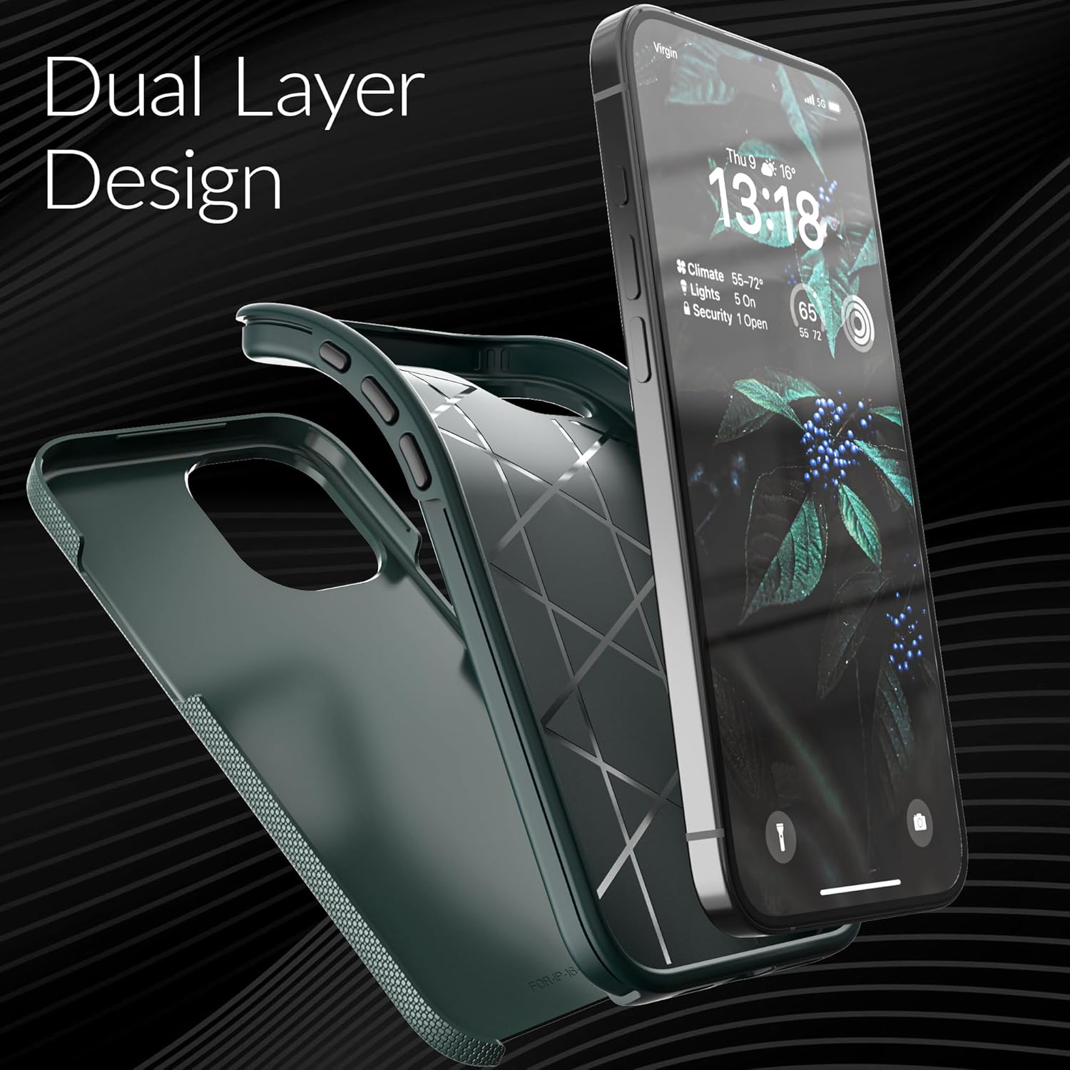 iPhone 16 Plus Case Dual Guard