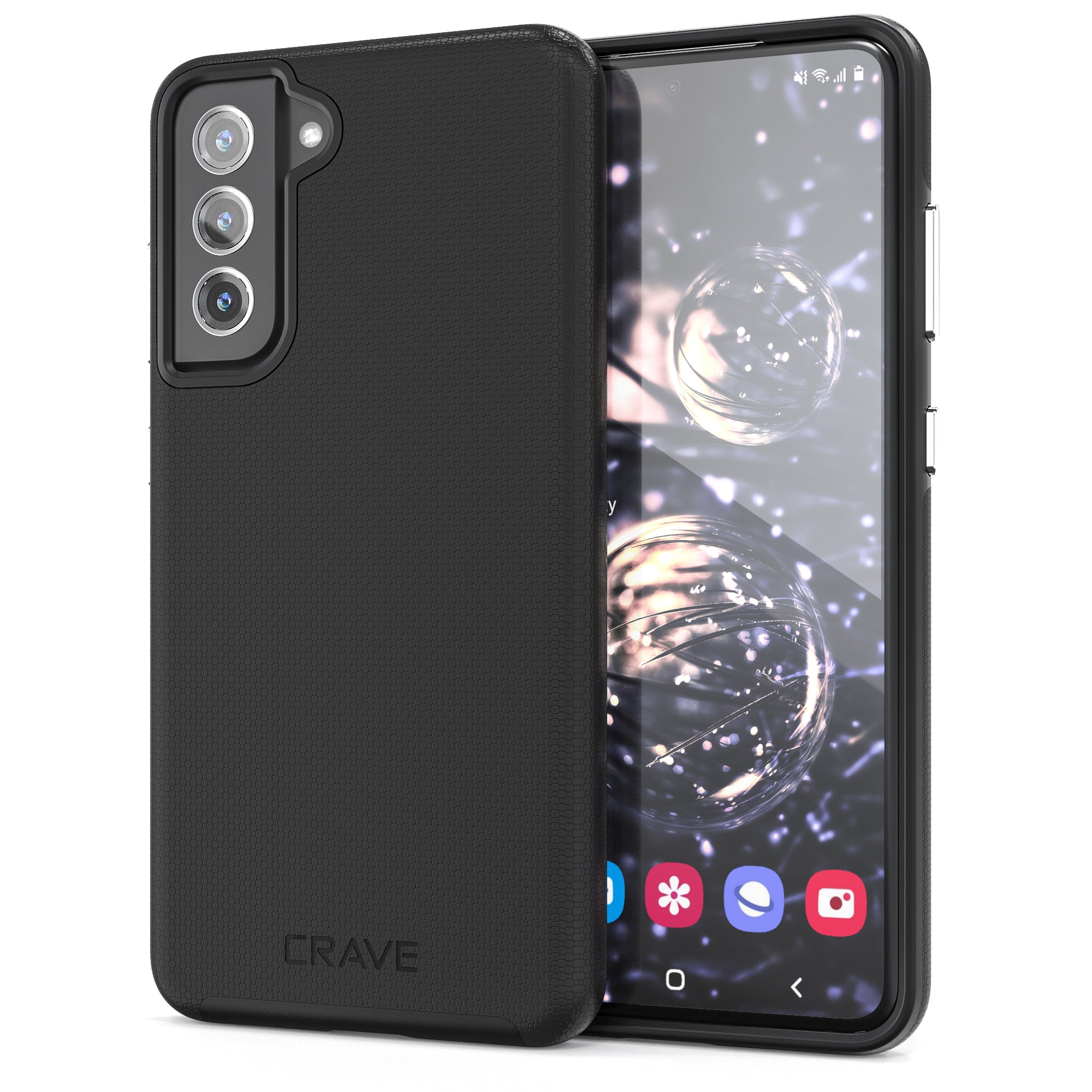 Galaxy S21 FE Case Crave Dual Guard Black Galaxy S21 FE Case Crave Dual Guard Black