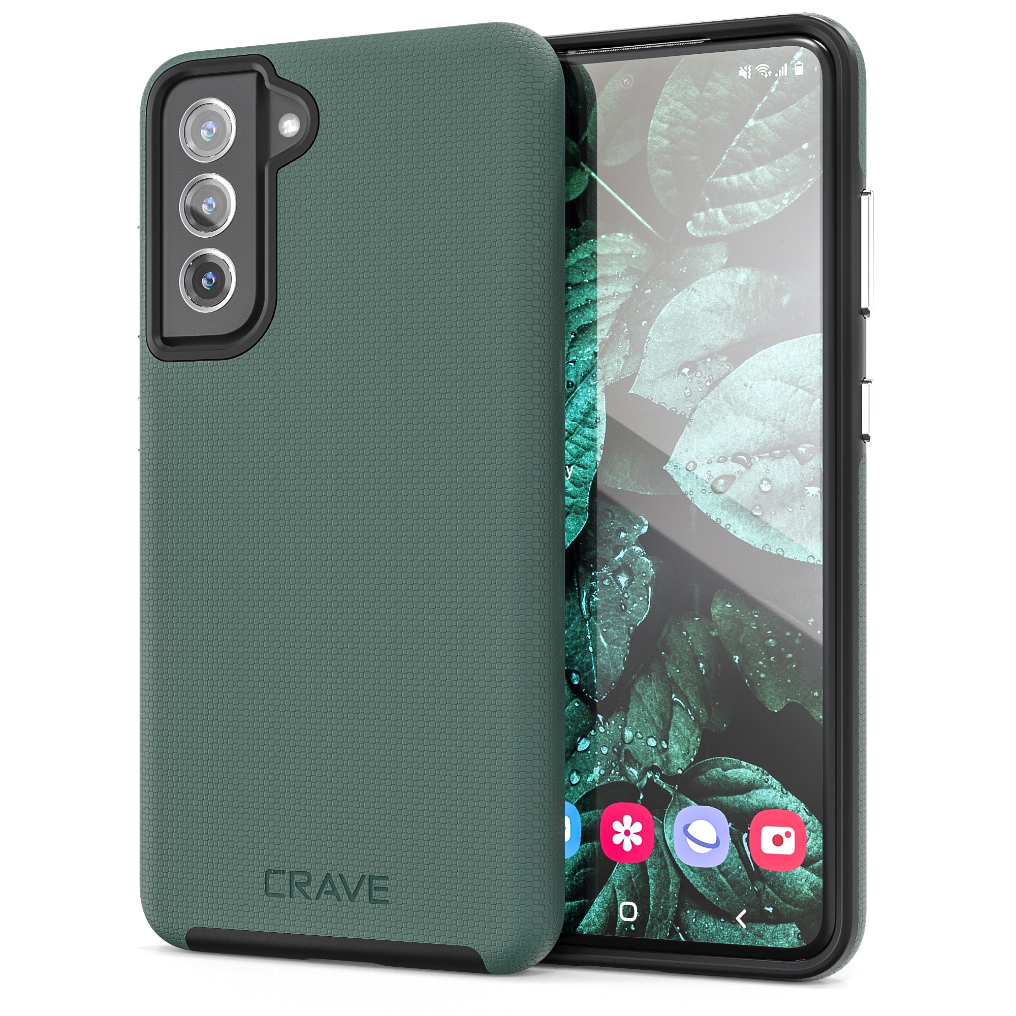Galaxy S21 FE Case Crave Dual Guard Forest Green Galaxy S21 FE Case Crave Dual Guard Forest Green