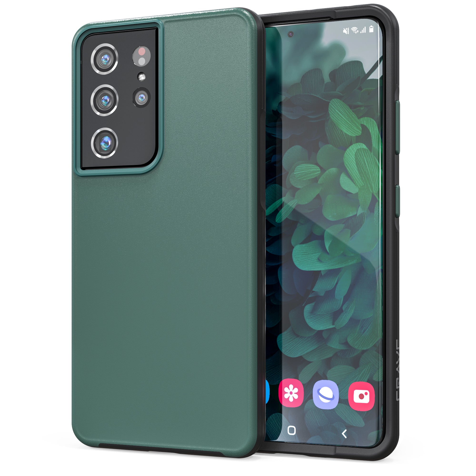 Galaxy S21 Ultra Case Crave Slim Guard H Series Forest Green Galaxy S21 Ultra Case Crave Slim Guard H Series Forest Green