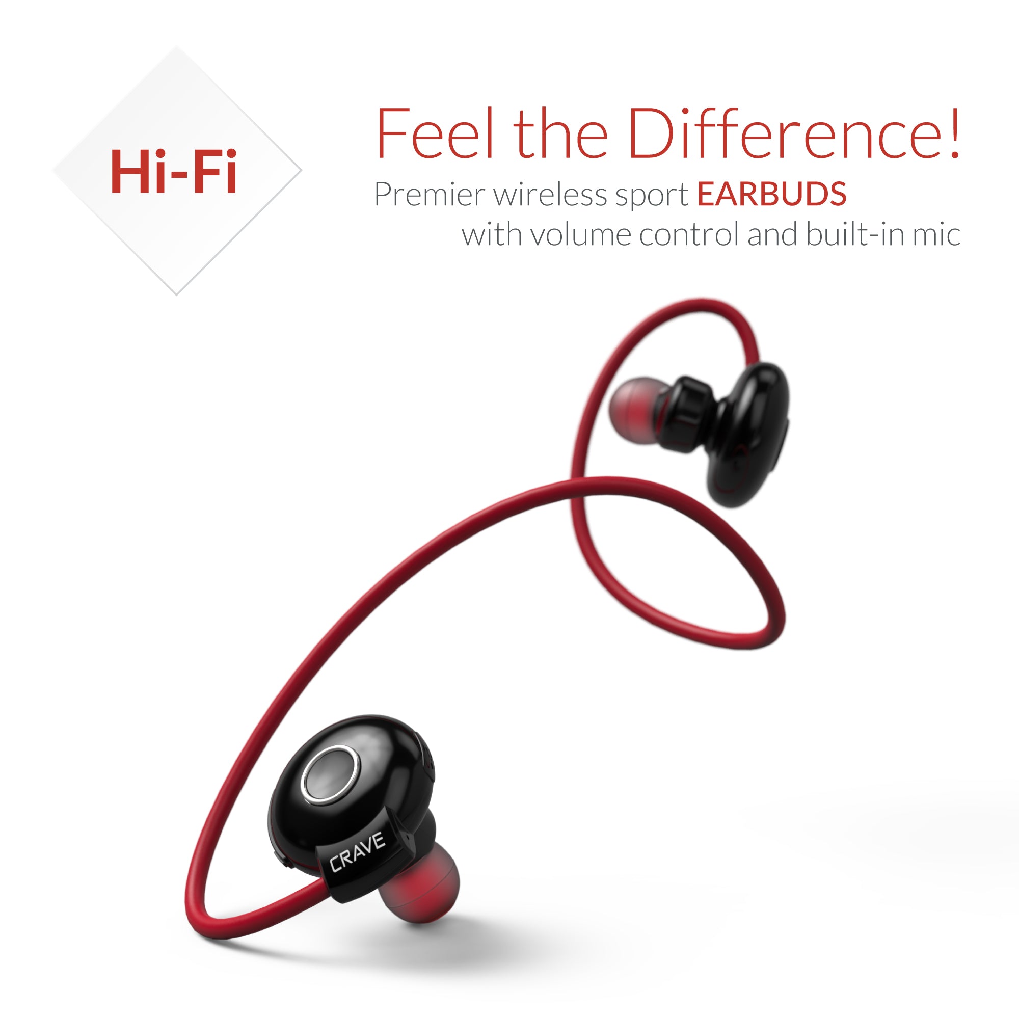 Crave Octane Sport Bluetooth Earphones - Crave Direct