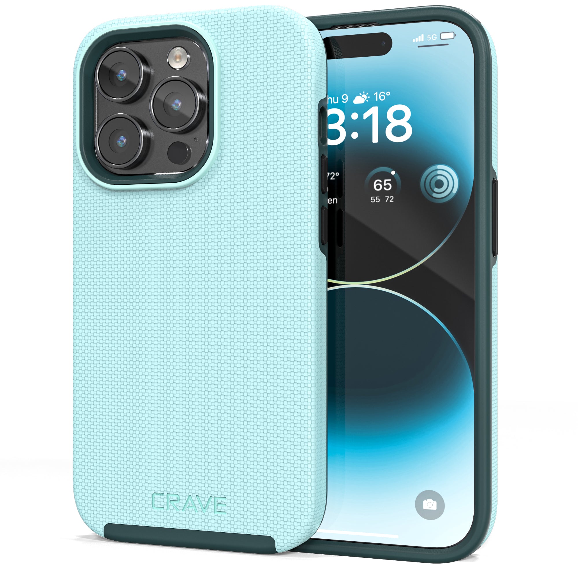 iPhone 14 Pro Case Crave Dual Guard Series Aqua iPhone 14 Pro Case Crave Dual Guard Series Aqua