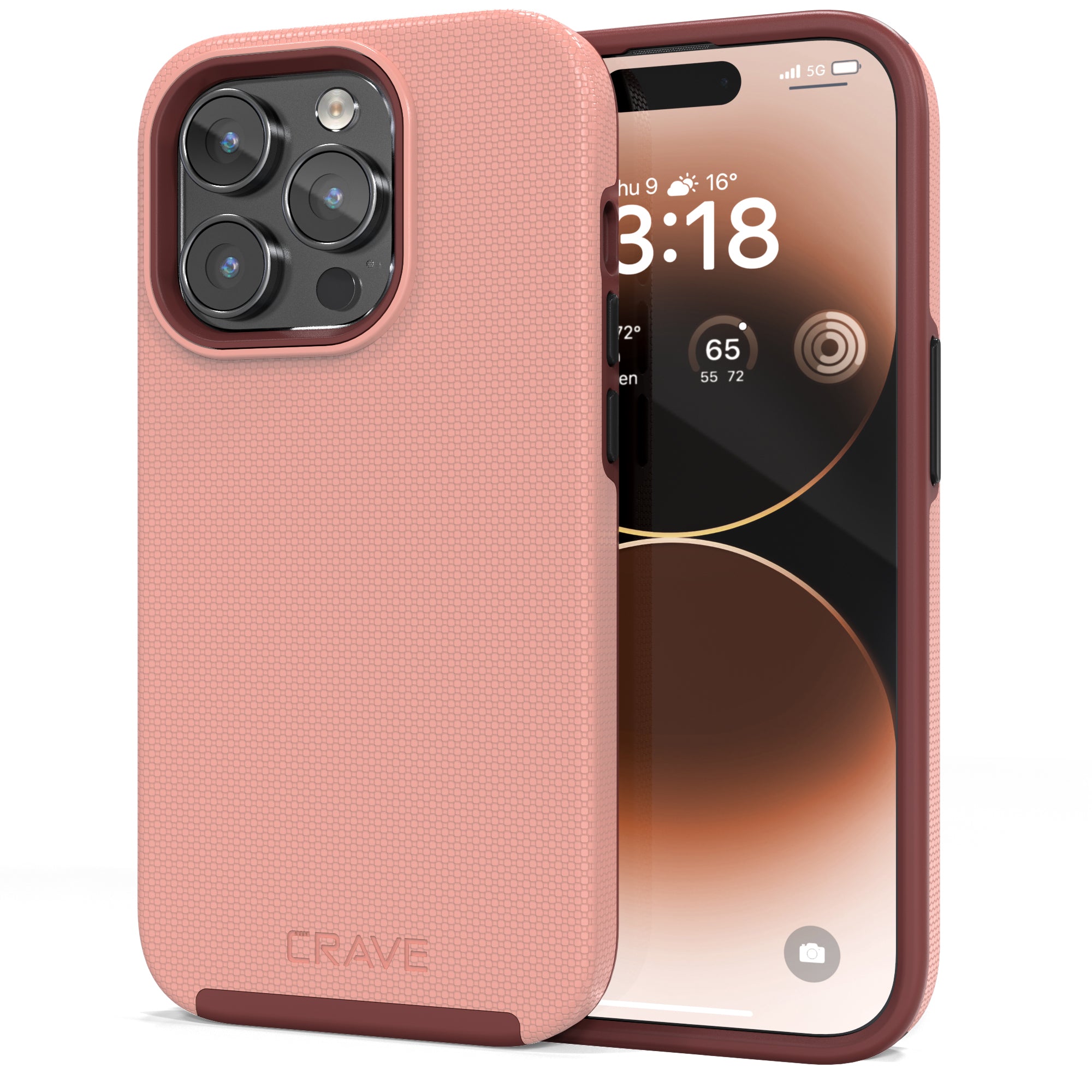 iPhone 14 Pro Case Crave Dual Guard Series Blush iPhone 14 Pro Case Crave Dual Guard Series Blush