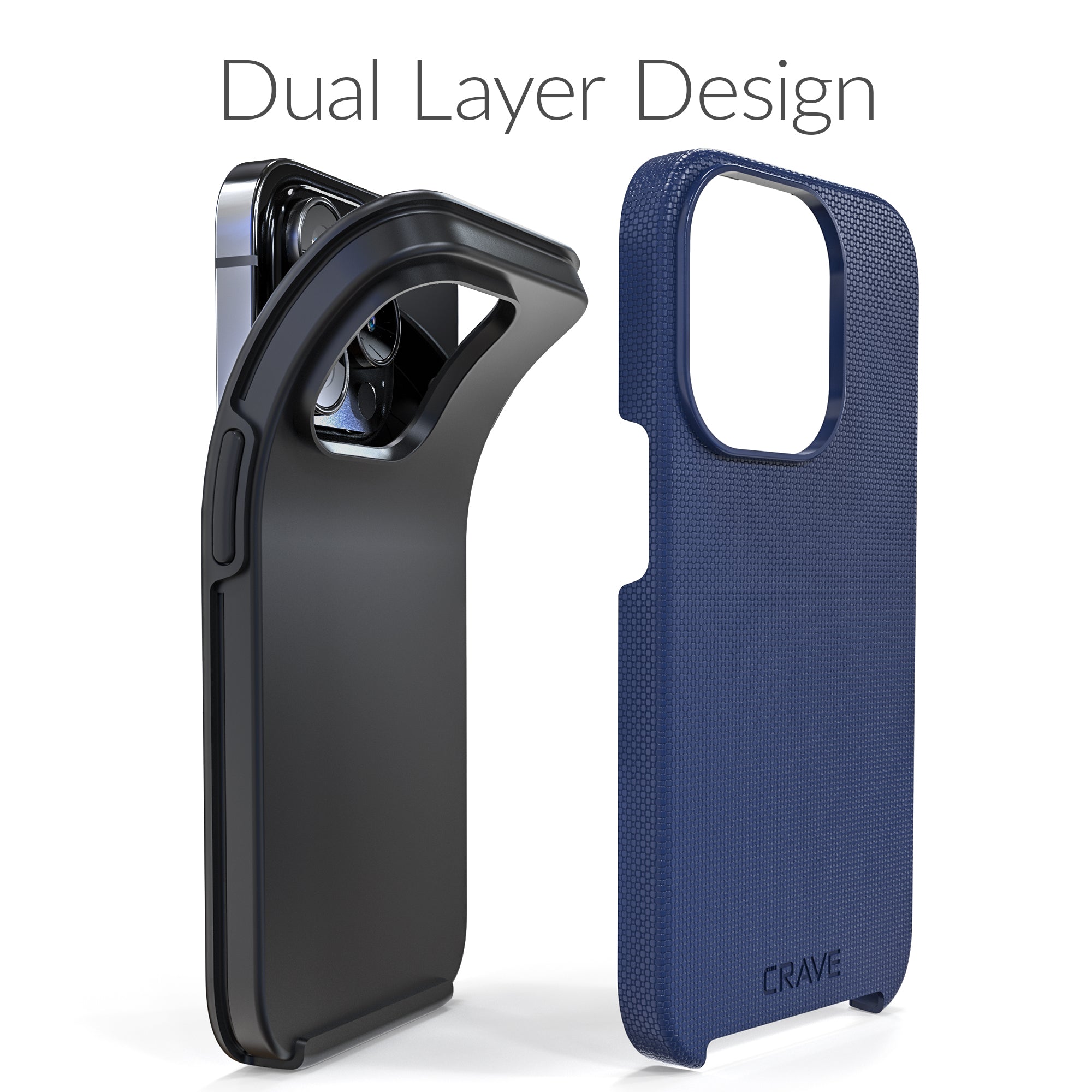 Crave Dual Guard Para iPhone 14, Funda De Doble Capa De Protección A Prueba  De Golpes Para Apple iPhone 14 (6.1) - Aqua